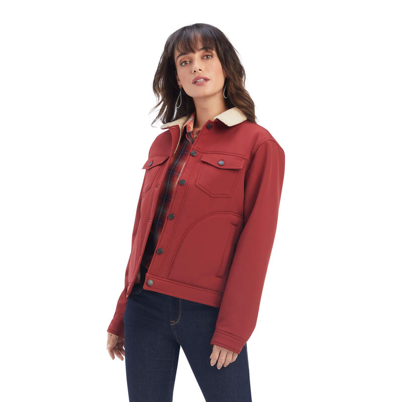 Ariat Jacke Damen - Trucker Softshell Rot ( SIQKE-1405 )